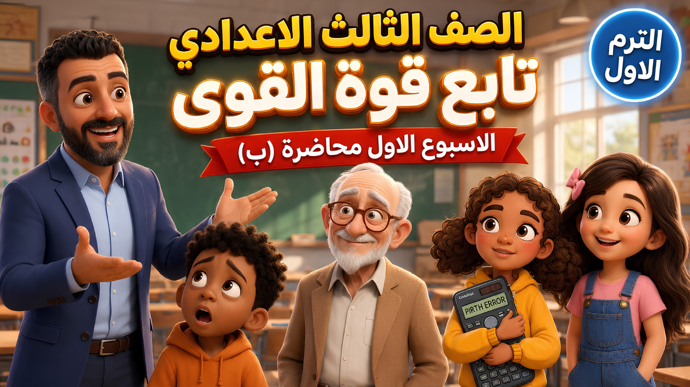 الاسبوع الأول المحاضرة ( ب ) 3ع الترم الاول 2027 (تابع قوة القوى)