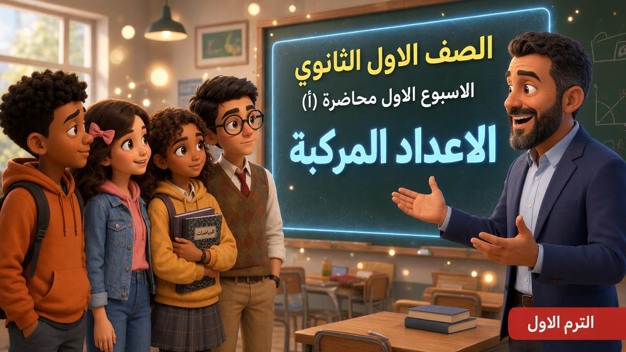 الحصة ال 1 للصف الأول الثانوي الترم الاول ( 1ث ) 2027 (متطلبات قابلية + الاعداد المركبة )