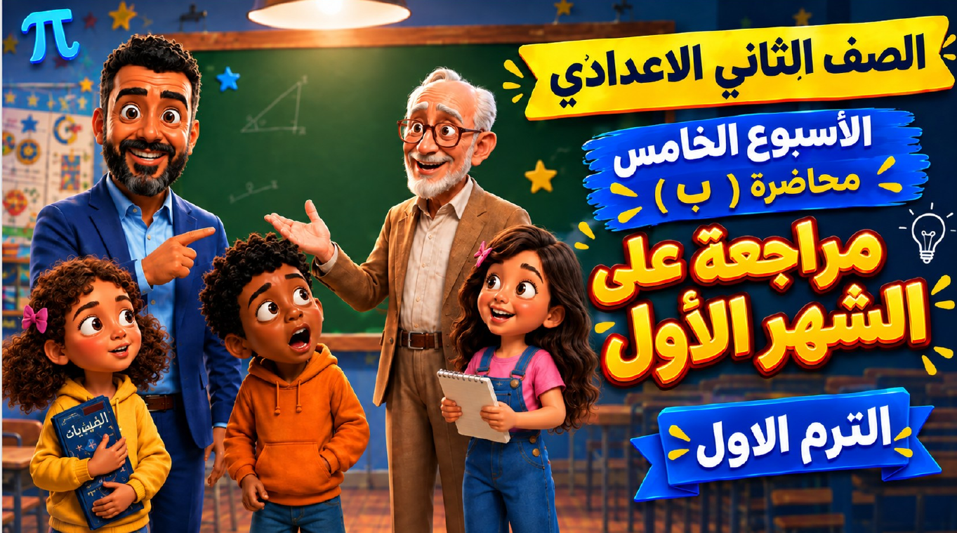 الأسبوع الخامس المحاضرة ( ب ) 2ع الترم الأول 2027 (مراجعة علي الشهر الأول )