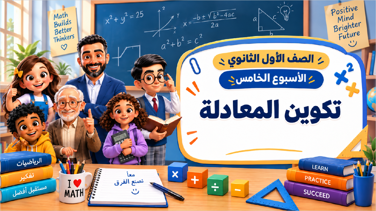 الحصة السادسة الأسبوع الخامس 1ث الترم الأول 2027 ( تابع / التشابه وتطبيقات عليها )